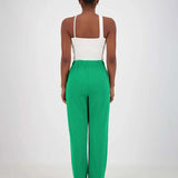 Panarea Pant in Green Jasmine Alexa