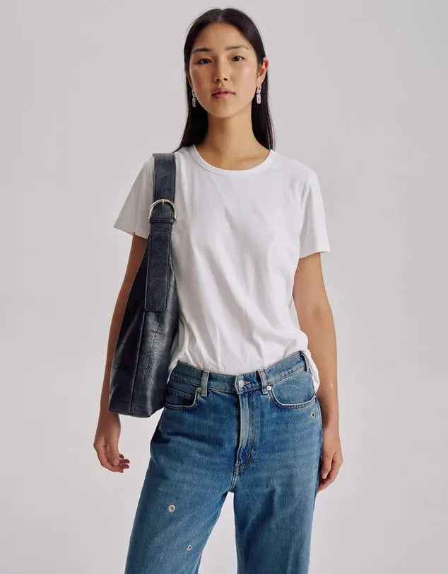 Anya Tote in Charcoal Patchwork Brie Leon
