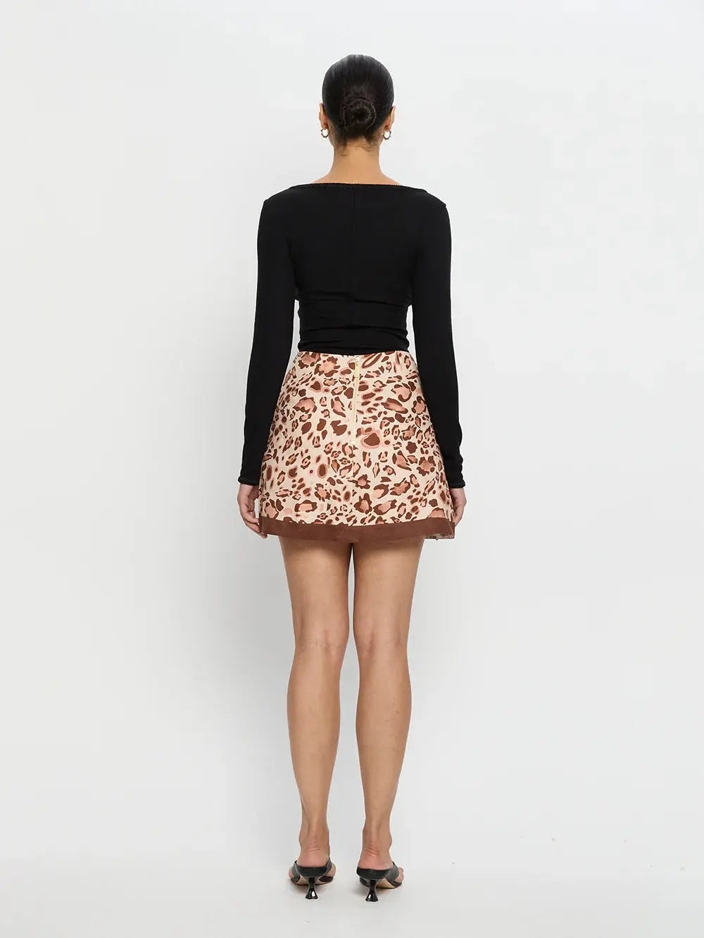 Paris Mini Skirt in Leopard Cloth Lifestyle Boutique