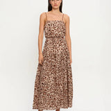Paris Maxi Dress in Leopard