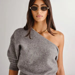The Boston Sunglasses in Gold Khaki Luv Lou