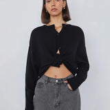 Hart Merino Cardigan in Black Viktoria + Woods