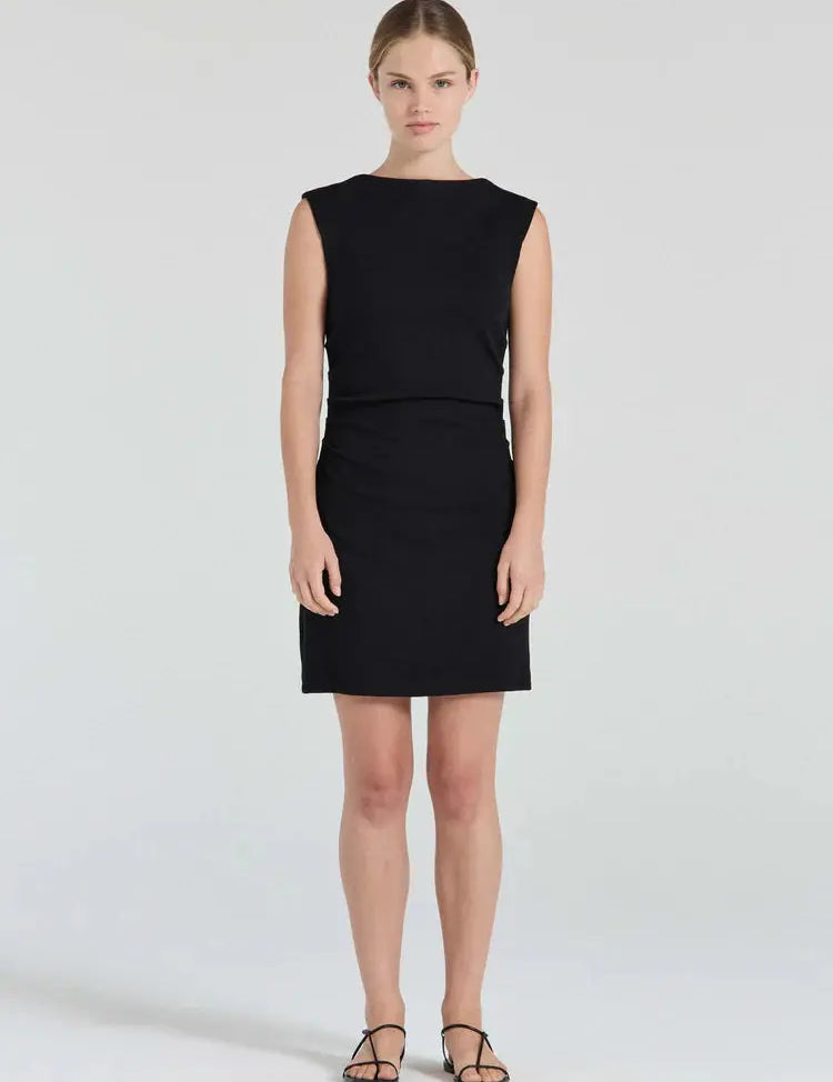 Harlow Mini Dress in Black Friends With Frank