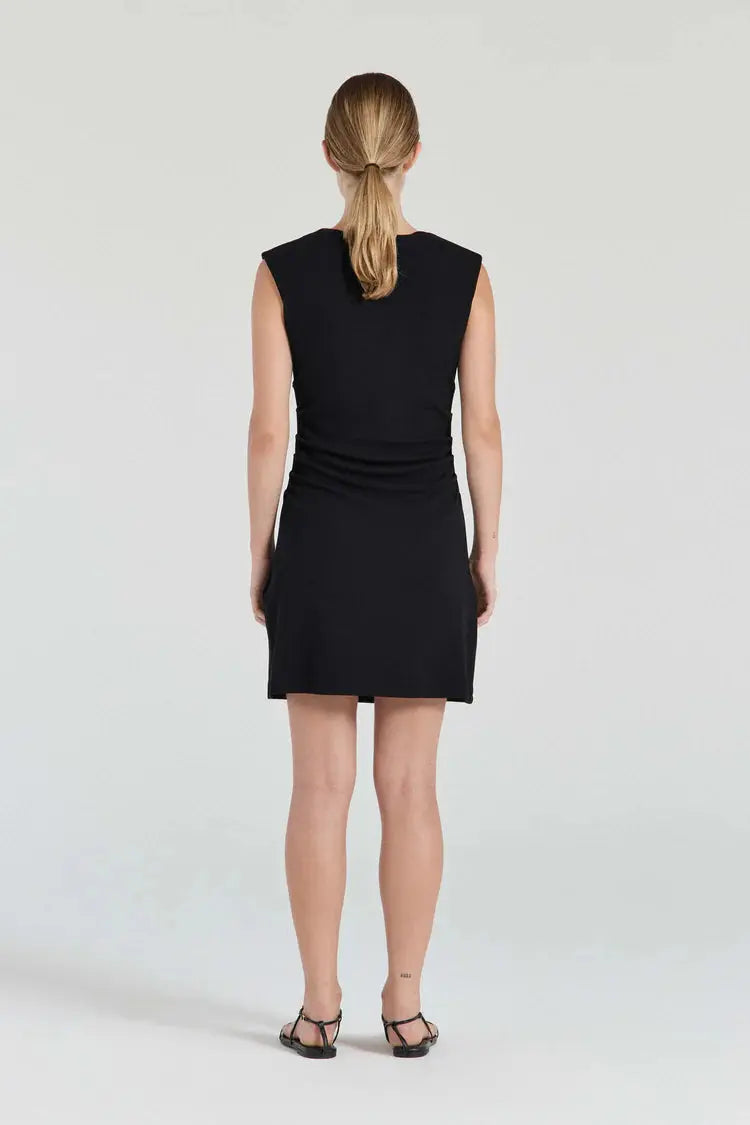 Harlow Mini Dress in Black Friends With Frank