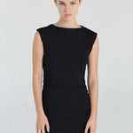 Harlow Mini Dress in Black Friends With Frank