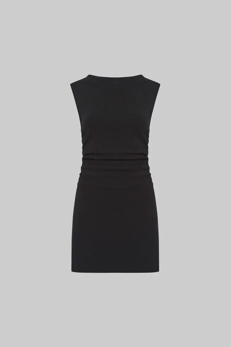 Harlow Mini Dress in Black Friends With Frank