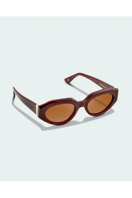 The Goldie Sunglasses in Cherry