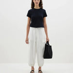 Cotton Canvas Cargo Pant in White