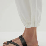 Cotton Canvas Cargo Pant in White