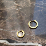 huggie earring. small and medium