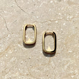 squoval earring gold product shot