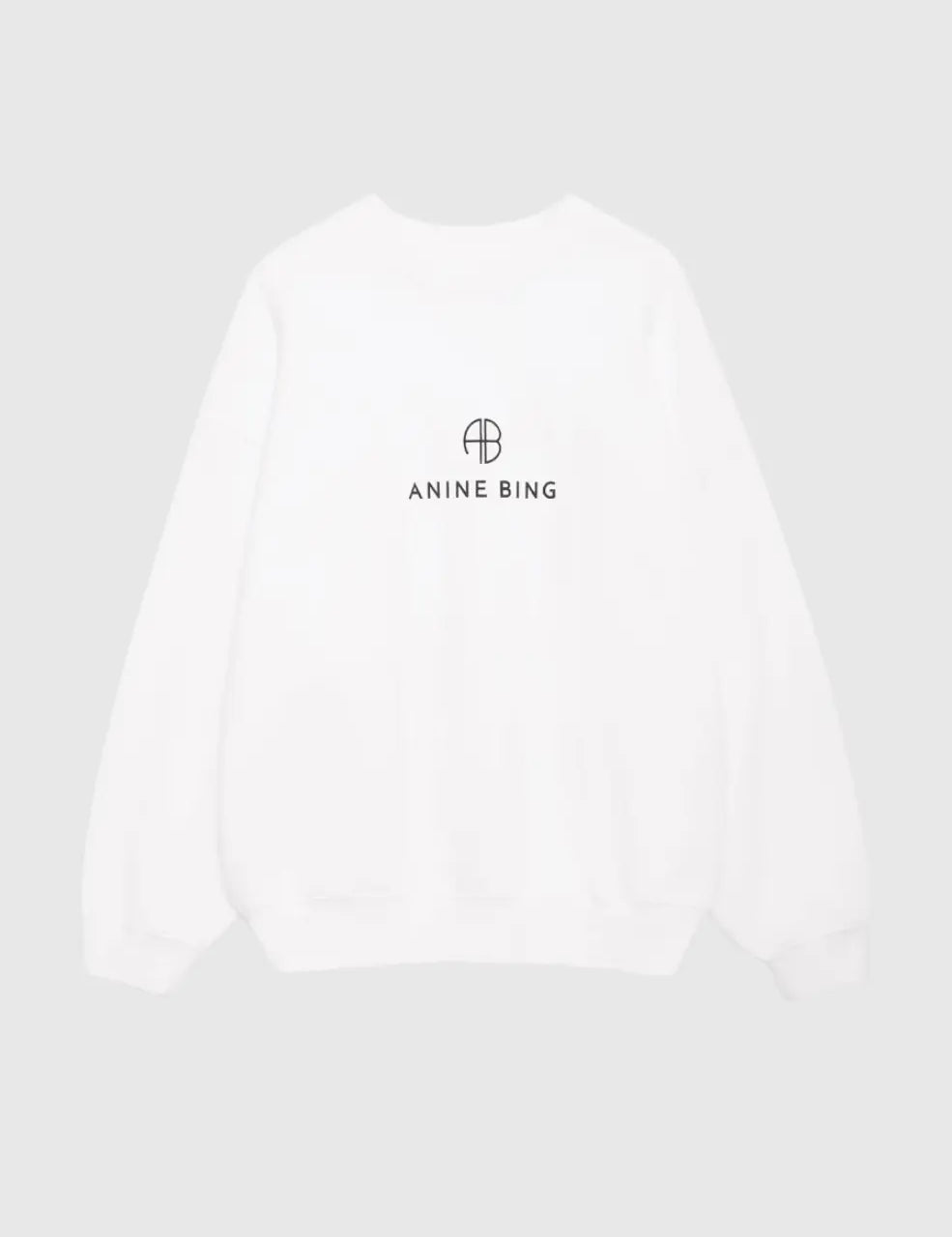 Jaci Sweatshirt Monogram in Ivory Anine Bing