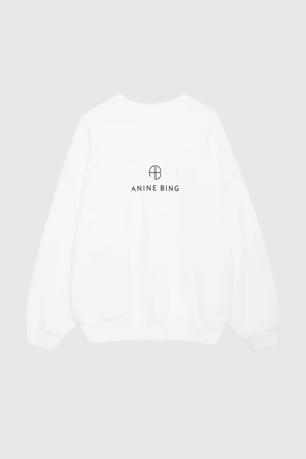 Jaci Sweatshirt Monogram in Ivory Anine Bing