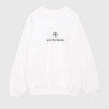 Jaci Sweatshirt Monogram in Ivory Anine Bing