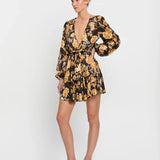 Kaia Tie Front Mini Dress Kivari