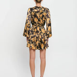 Kaia Tie Front Mini Dress Kivari