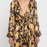 Kaia Tie Front Mini Dress Kivari