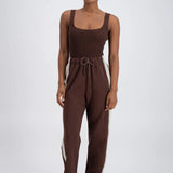 Panarea Trackpant in Brown Jasmine Alexa