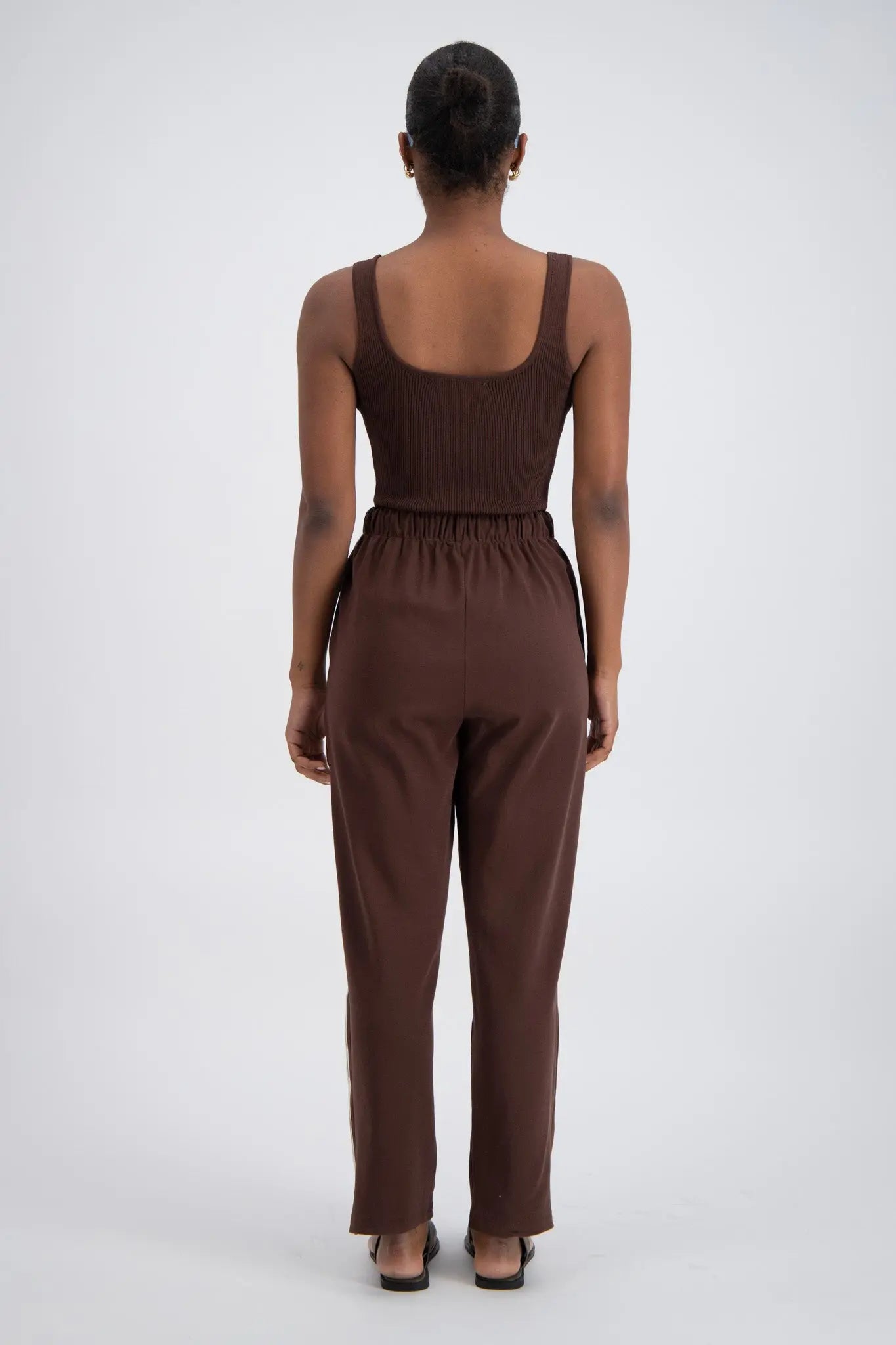Panarea Trackpant in Brown Jasmine Alexa