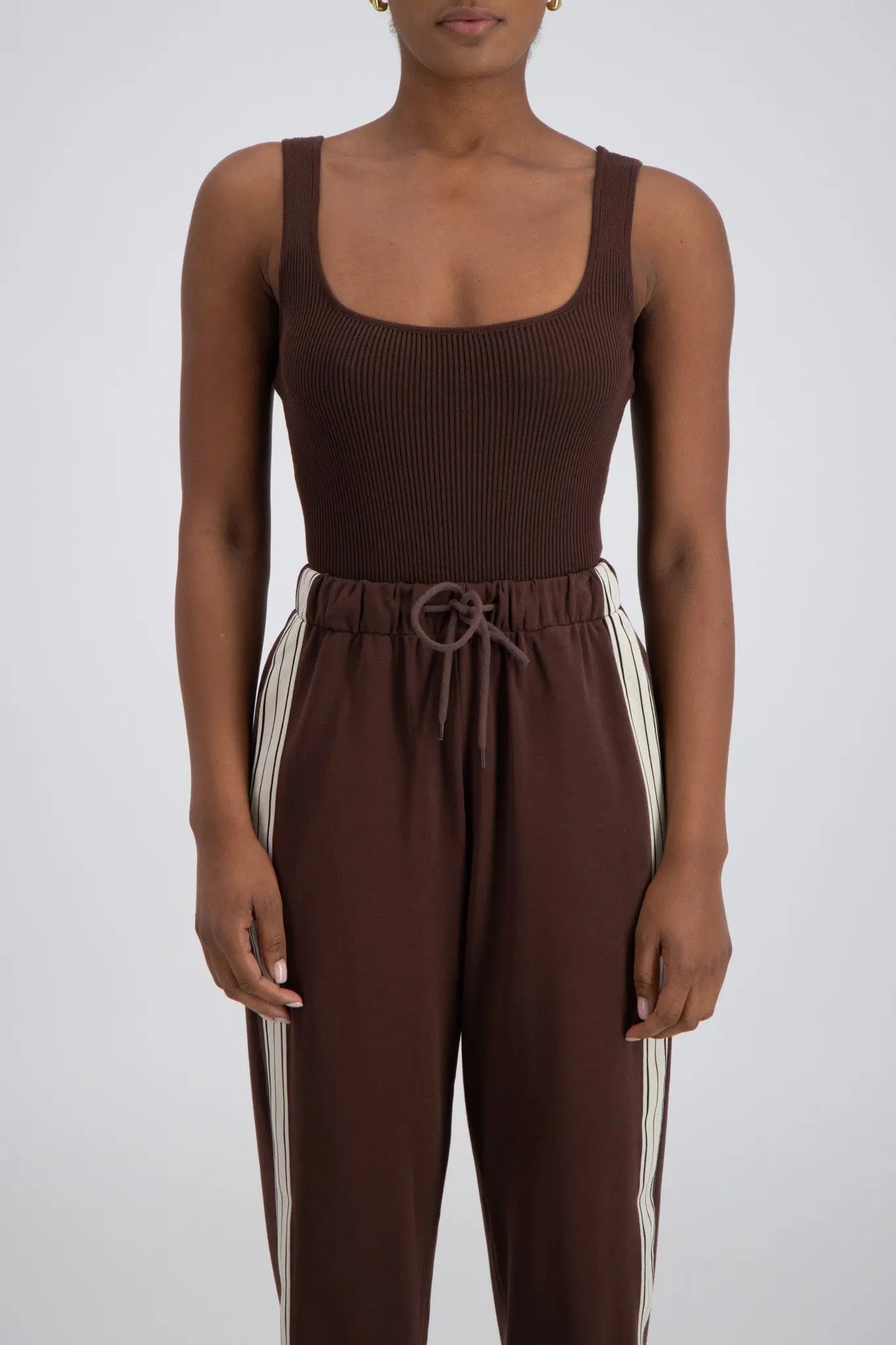 Panarea Trackpant in Brown Jasmine Alexa