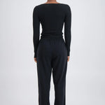 Panarea Trackpant in Black Jasmine Alexa