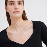 Elco Cashmere Sweater in Black