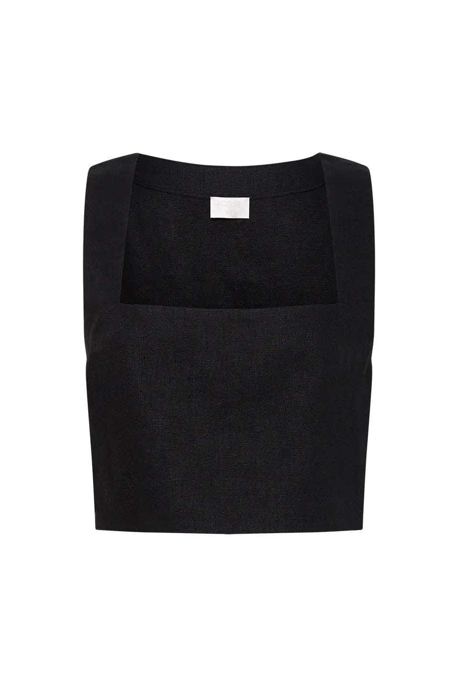 Alice Crop Top in Black Posse