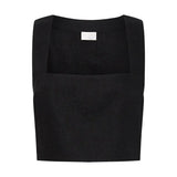 Alice Crop Top in Black Posse