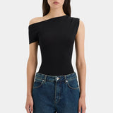 Yolanda Off Shoulder Top in Black Sir.