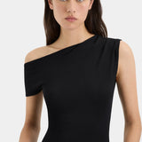 Yolanda Off Shoulder Top in Black Sir.