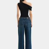 Yolanda Off Shoulder Top in Black Sir.