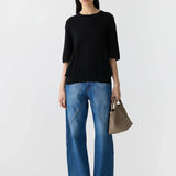 Mercerised Cotton Knit Tshirt Bassike