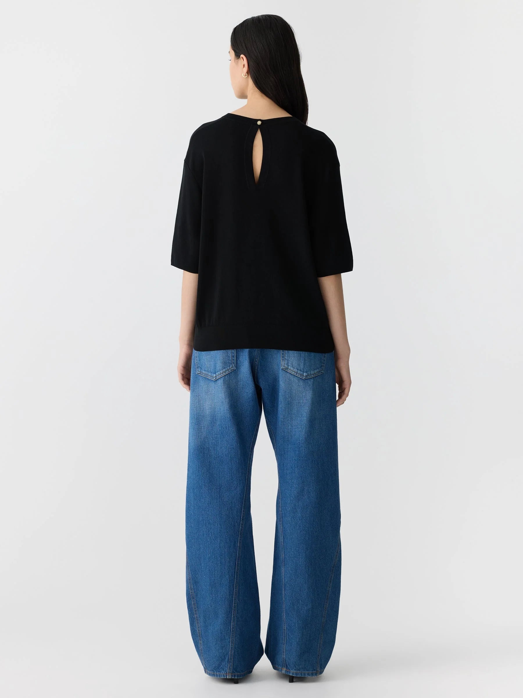 Mercerised Cotton Knit Tshirt Bassike