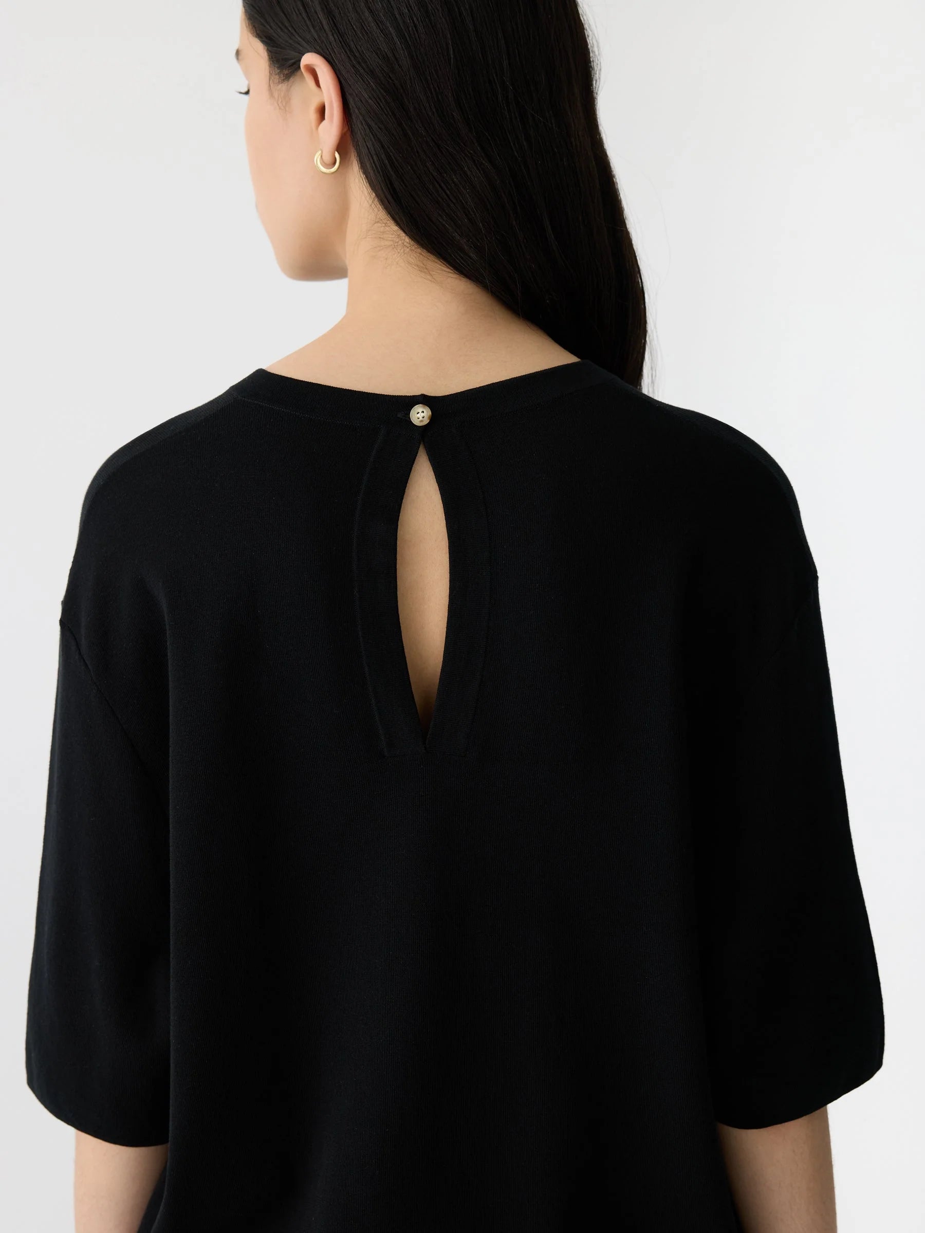 Mercerised Cotton Knit Tshirt Bassike