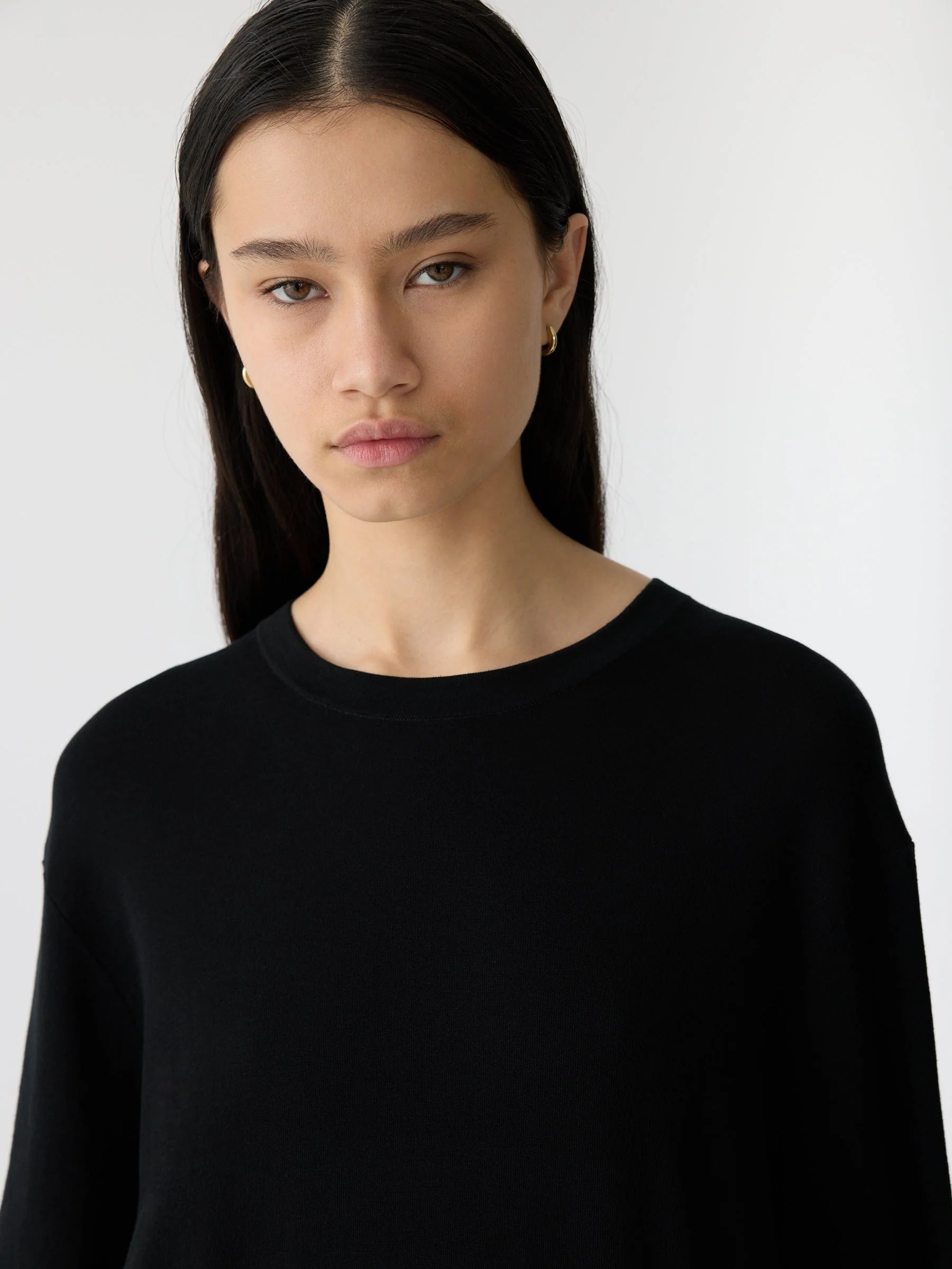 Mercerised Cotton Knit Tshirt Bassike