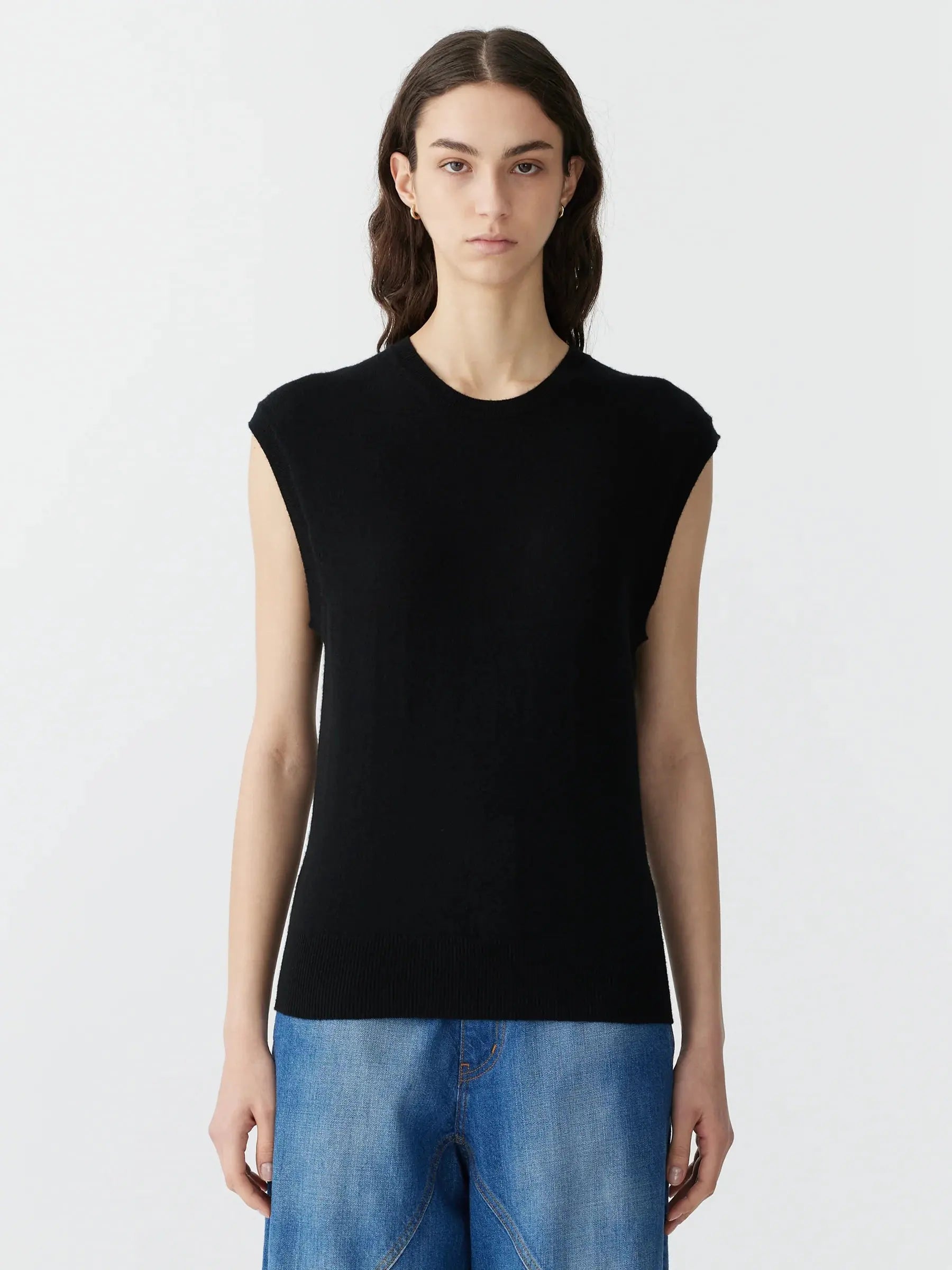 Slim Muscle Tank Knit Bassike