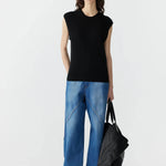 Slim Muscle Tank Knit Bassike