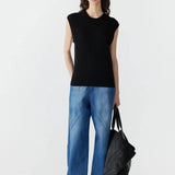 Slim Muscle Tank Knit Bassike