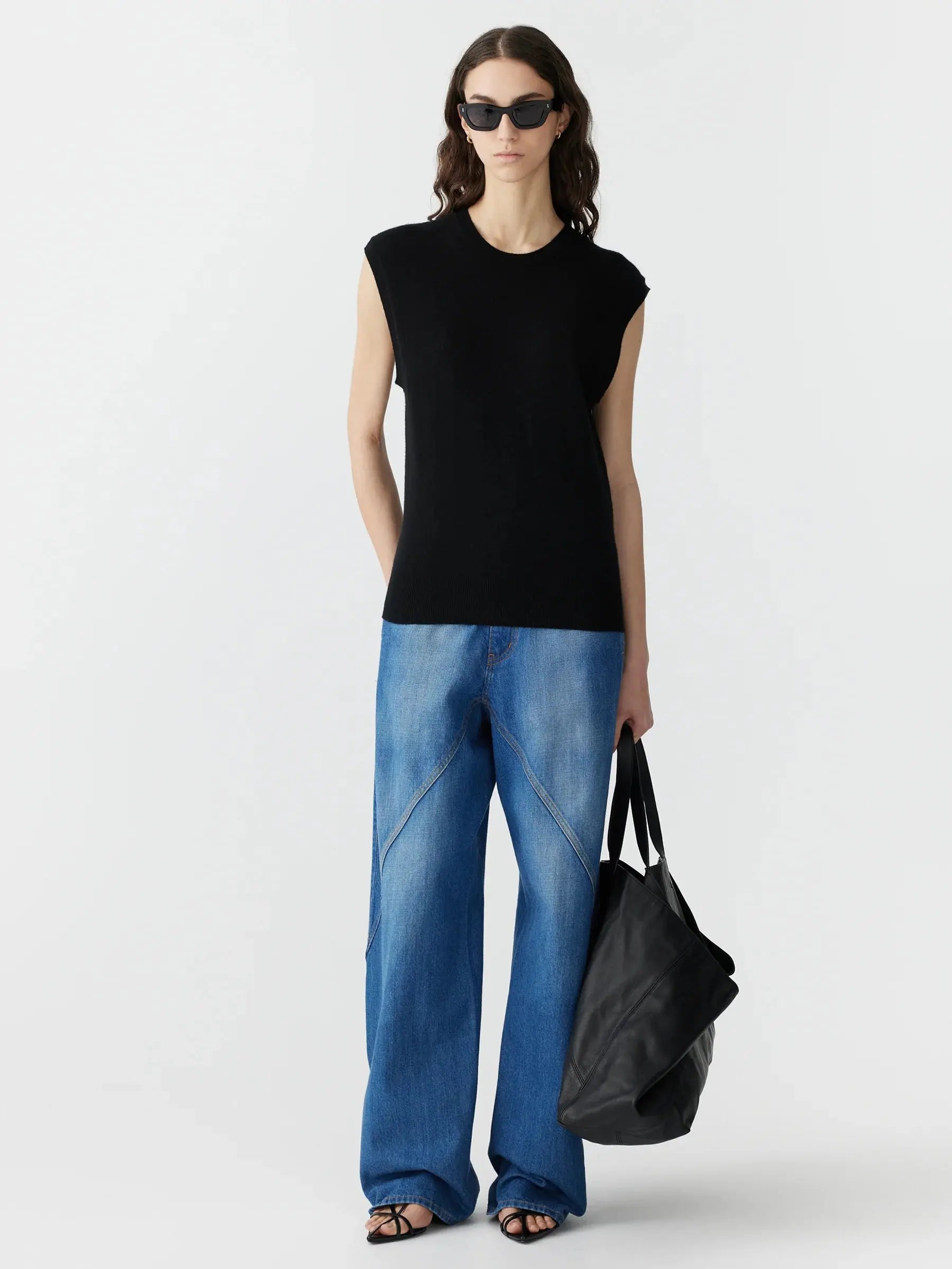 Slim Muscle Tank Knit Bassike
