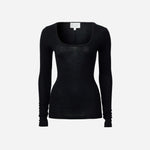 Ballerina Top Black Long Sleeve