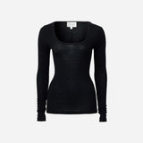 Ballerina Top Black Long Sleeve