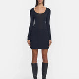 Ballerina Top Black Long Sleeve