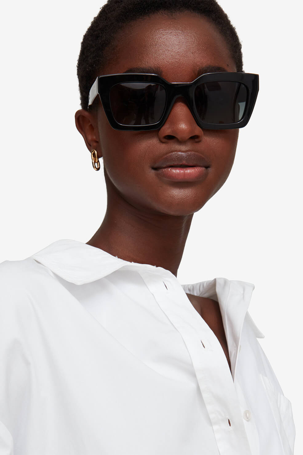 Cloth Lifestyle Boutique Anine Bing Indio Sunglasses in Black