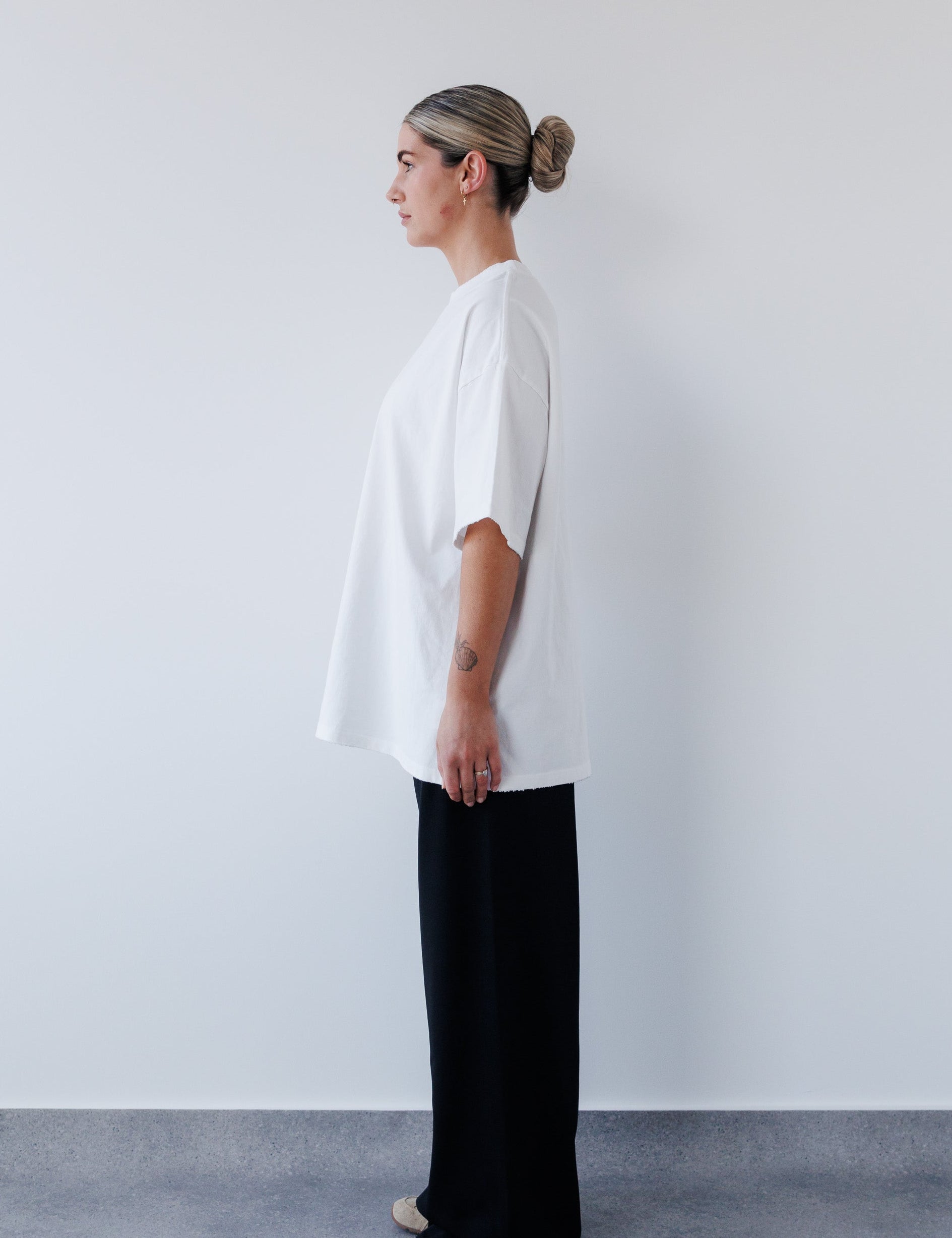 Jasper Tee in White Mabel