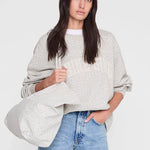 Miles White Leopard Sweatshirt ANINE BING