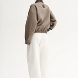 Dora Bomber Jacket in Taupe