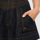 Celene Denim Short in Raw
