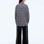 Gigi Check Shirt in Charcoal Ena Pelly