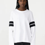 Boxy Rib Insert L/S T Shirt BASSIKE
