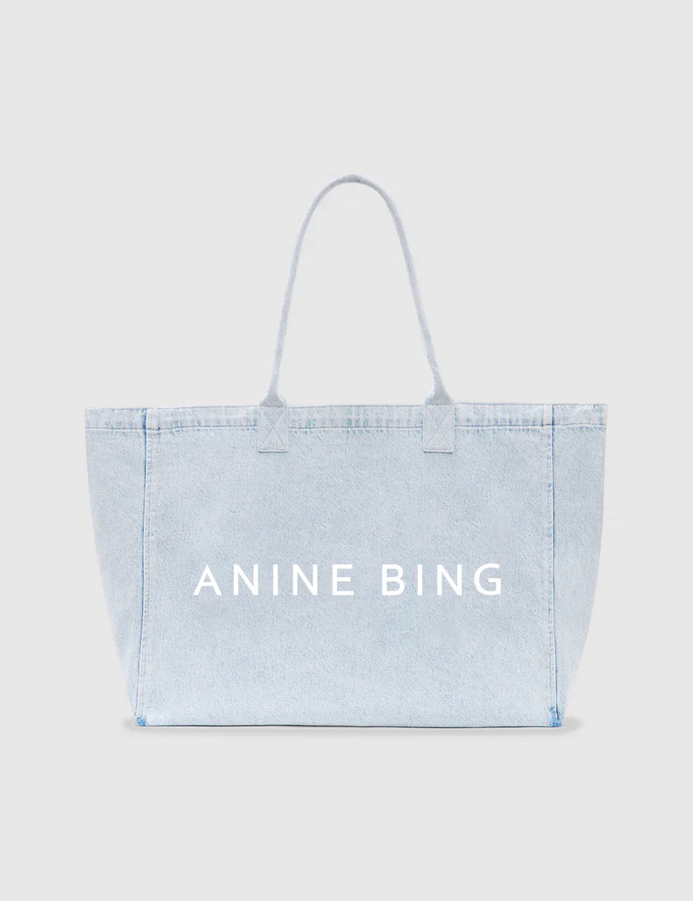 Leo Denim Tote in Lucid Blue ANINE BING